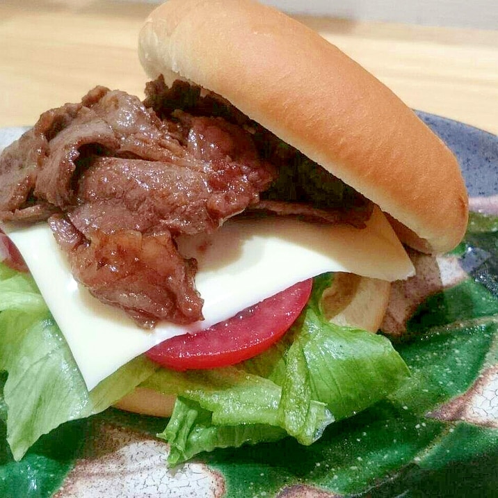 子どもが喜ぶ。焼肉バーガー